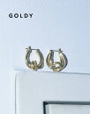GOLDY ゴールディ スタック サークル フープ ピアス アクセサリー 1241005【メール便可】