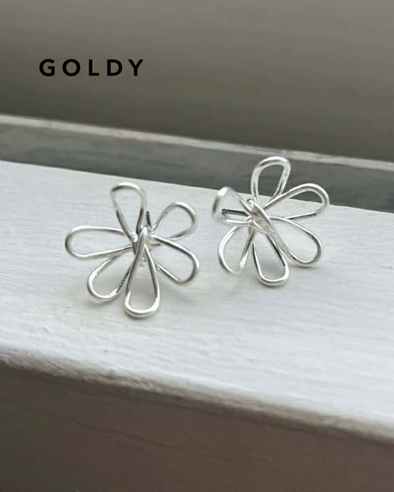 樂天商城 - GOLDY ゴールディ 1260208 goldy カット アウト フラワー ピアス【メール便可】