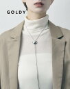 GOLDY ゴールディ ニュアンス トライアングル ループ タイイング ネックレス アクセサリー 3241011【メール便可】