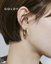 GOLDY ゴールディ スクエア ライン ワンタッチ ピアス 1241110【メール便可】