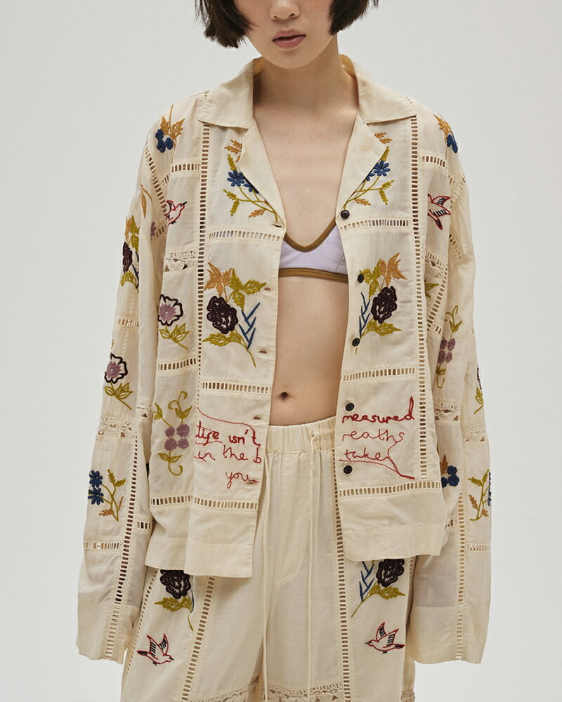 樂天商城 - TODAYFUL トゥデイフル Embroidery Patchwork Shirts エンブロイダリーパッチワークシャツ 12610428