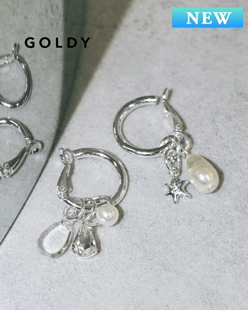 樂天商城 - GOLDY ゴールディ 2260502 goldy アッセンブル グロウ チャーム イヤリング【メール便可】