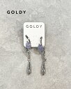 GOLDY ゴールディ マーブルカラーウェーブピアス アクセサリー 1241108【メール便可】