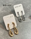 GOLDY ゴールディ ウェーブドロップピアス アクセサリー 1241111【メール便可】
