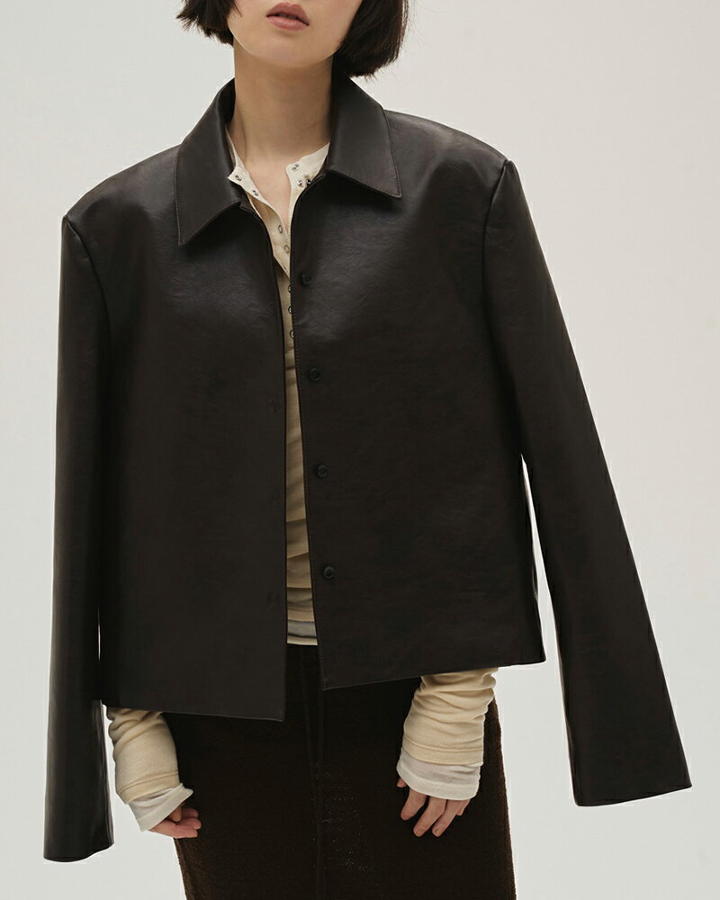 【予約受付中】TODAYFUL トゥデイフル Leather Shirts Jacket レザーシャツジャケット 12610101 ※2026年2月中旬入荷予定(4)