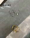 GOLDY ゴールディ 3PCS ポイントパール セットリング アクセサリー 5240905【メール便可】(4)