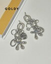 GOLDY ゴールディ カラー グリント フラワー チャーム ピアス アクセサリー 1250402【メール便可】