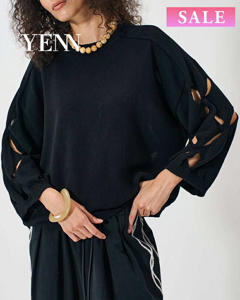 樂天商城 - 【SALE】【20%OFF】YENN イエン CUT OUT PATTERN PO カットアウトパータンプルオーバー y261-91013