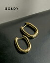 GOLDY ゴールディ スクエア フープ ワンタッチ ステンレス ピアス アクセサリー 1250250【メール便可】
