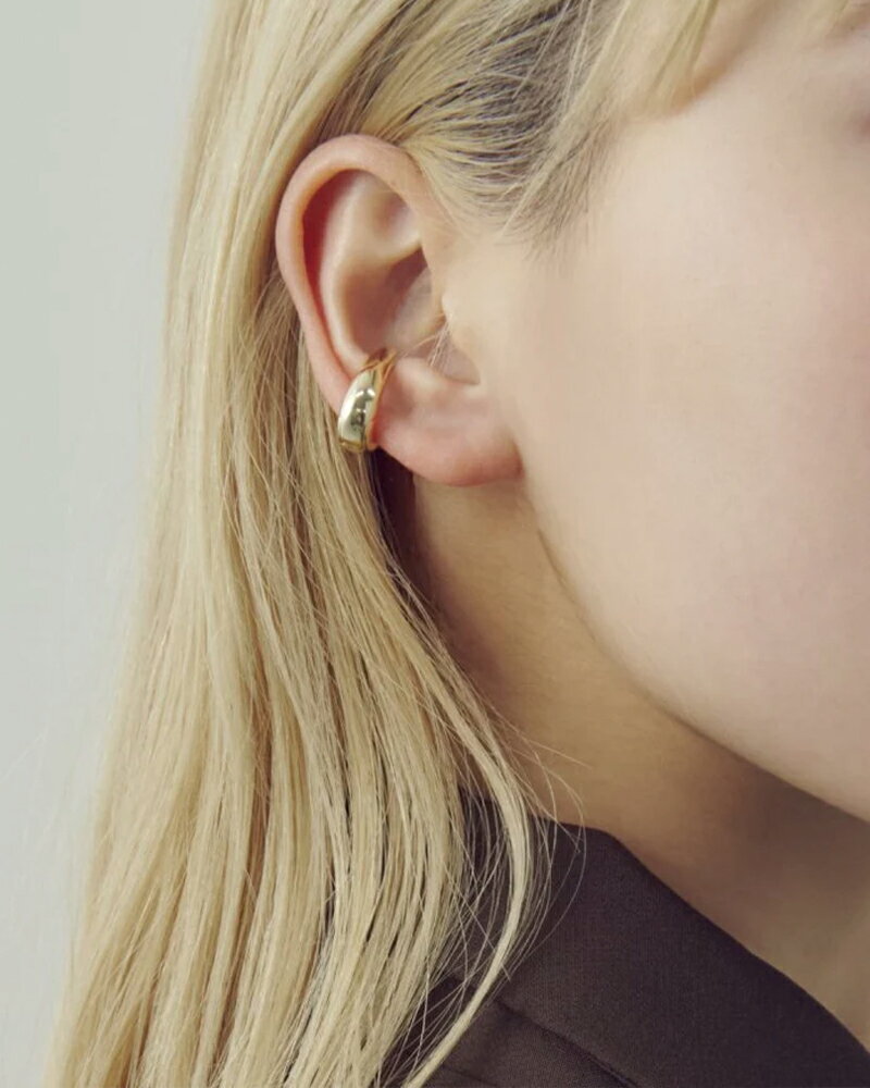 GOLDY ゴールディ オーバル フープ ワンタッチ イヤリング 2250505【メール便可】