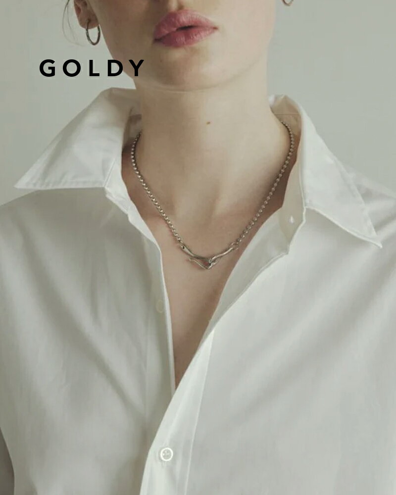 樂天商城 - GOLDY ゴールディ 3250251 goldy フック × ボール チェーン ステンレス ネックレス【メール便可】
