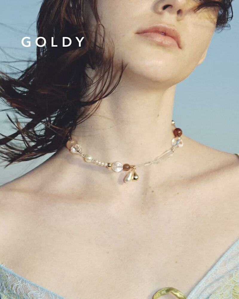 樂天商城 - GOLDY ゴールディ 3250605 goldy マルチ カラー ビーズ ネックカフ【メール便可】
