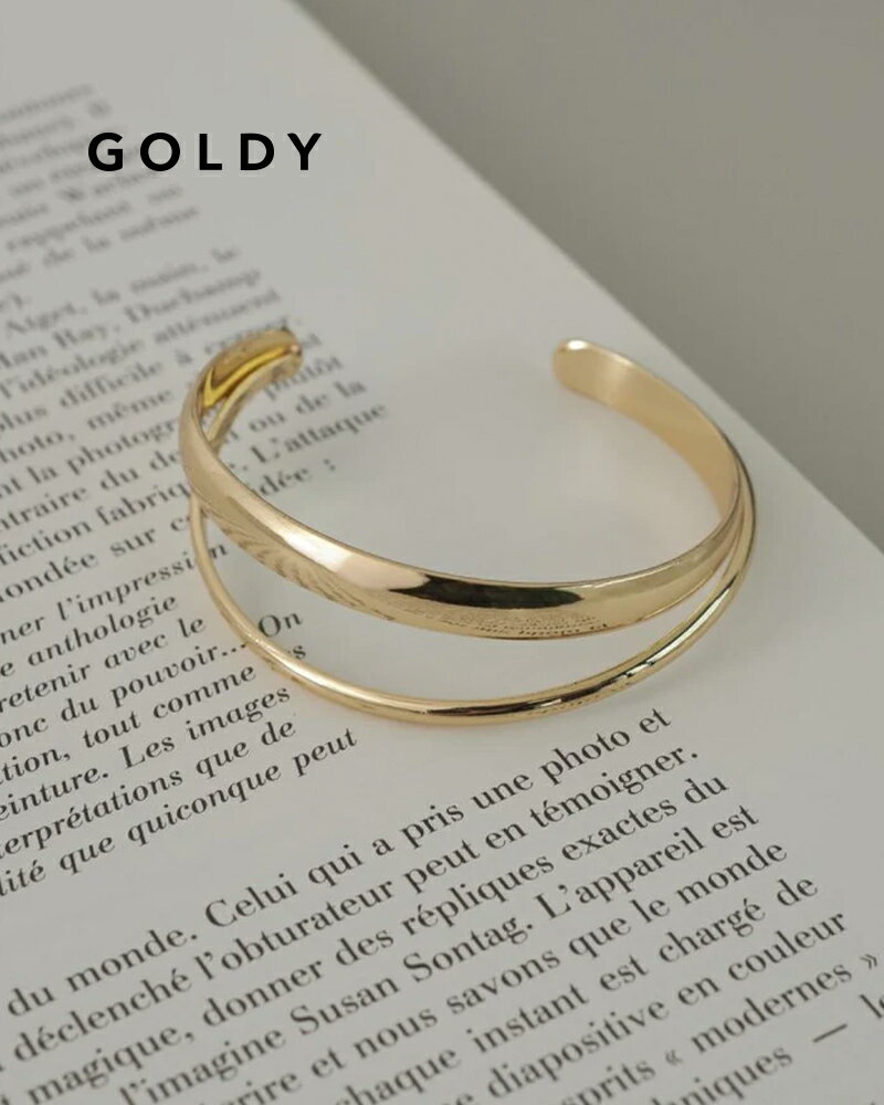 GOLDY ゴールディ レイヤード メタル バングル 4250503【メール便可】