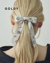 GOLDY ゴールディ デコラティブ サテン リボン バレッタ アクセサリー 6250506【メール便可】