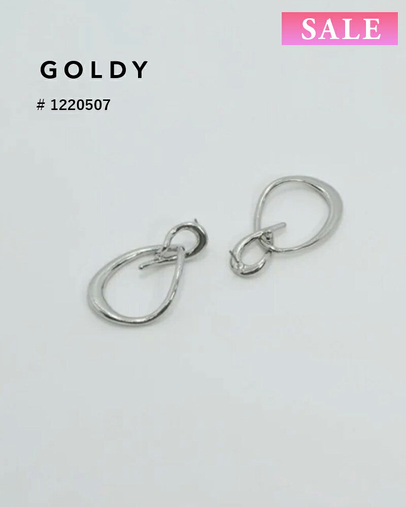 樂天商城 - 【セール】GOLDY ゴールディ 1220507 クロッシング メタル ピアス【メール便可】