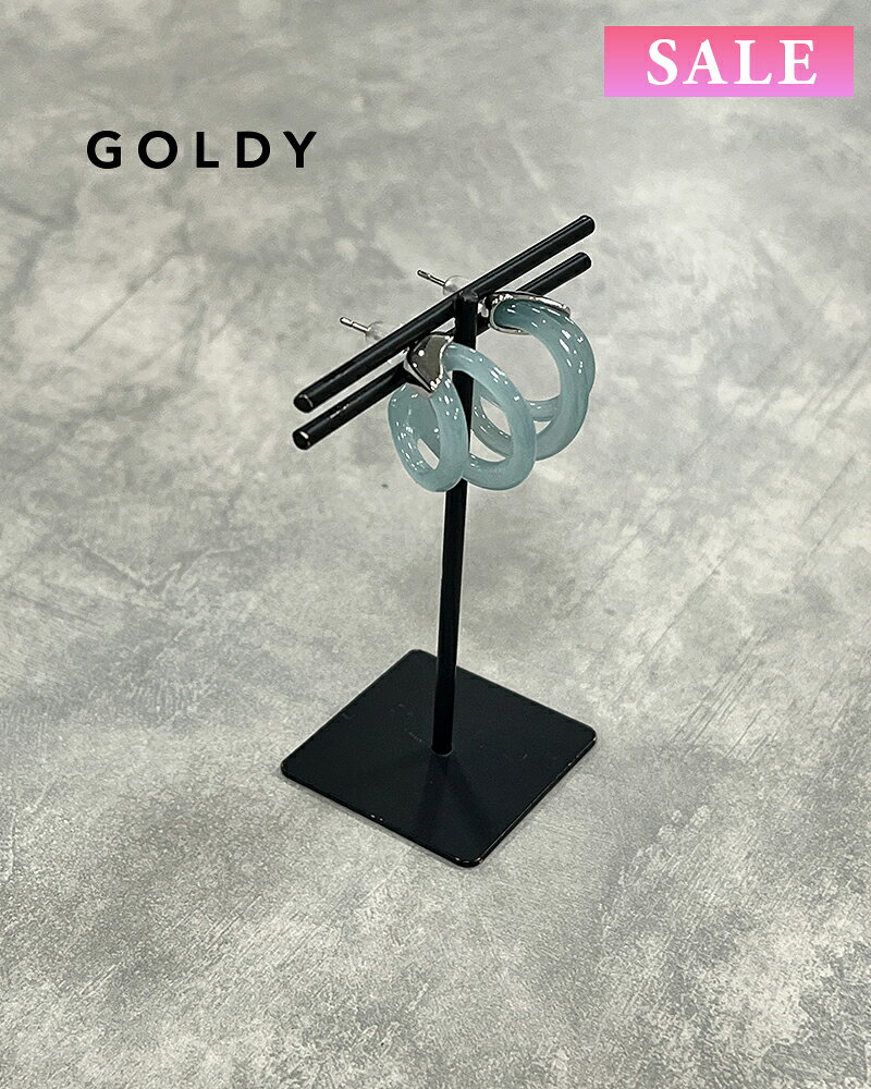 樂天商城 - 【セール】GOLDY ゴールディ 1230611 goldy カラーダブルラインフープピアス【メール便可】