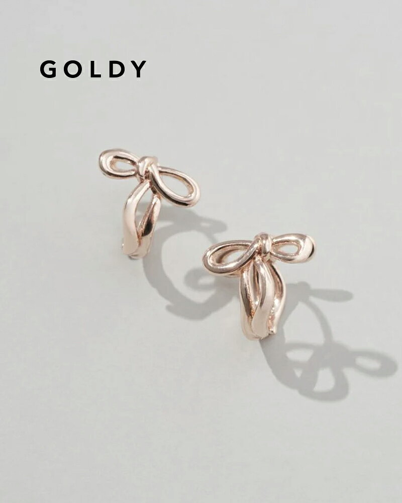 樂天商城 - GOLDY ゴールディ 1250809 goldy ミニ リボン ワンタッチ ピアス【メール便可】