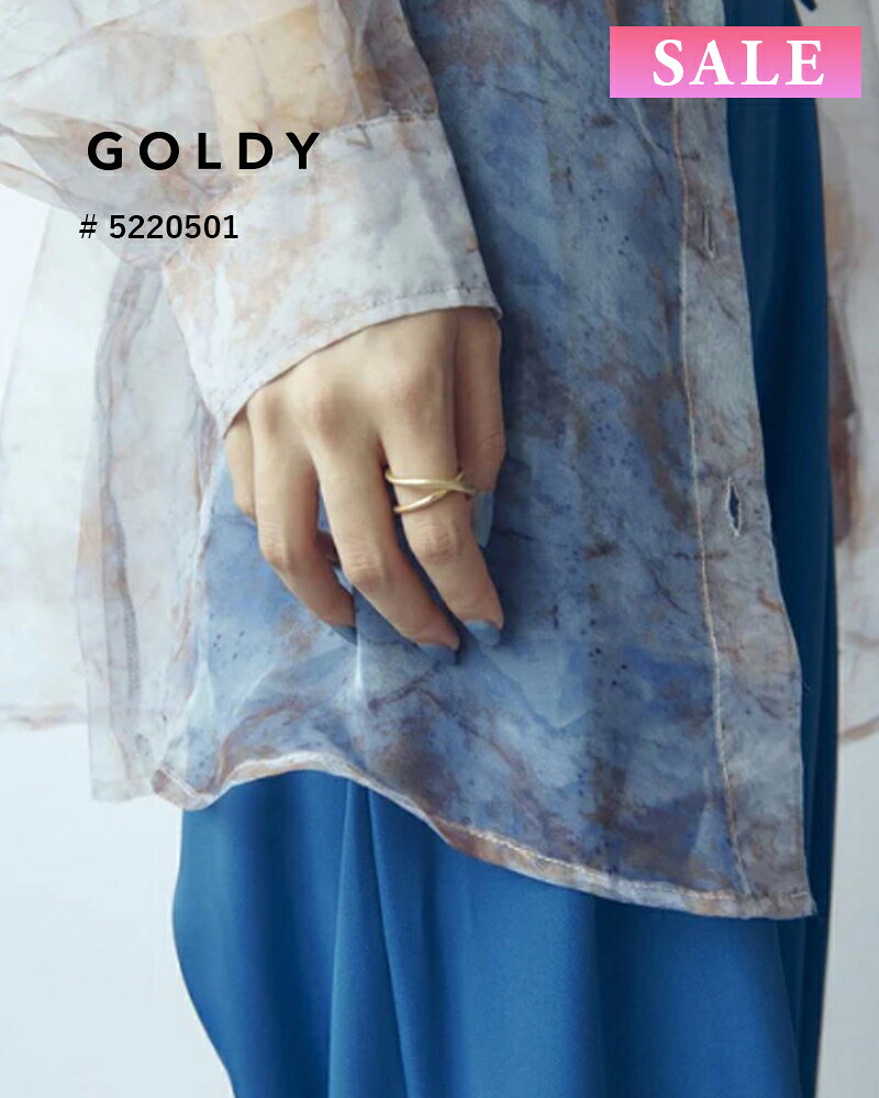 【セール】GOLDY ゴールディ カービング ライン リング 5220501 【メール便可】