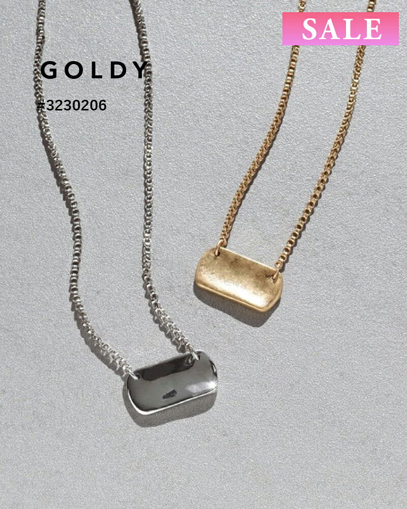 樂天商城 - 【セール】GOLDY ゴールディ ストレッチ メタル プレート ネックレス【UNISEX ACCESSORIES】 3230206【メール便可】