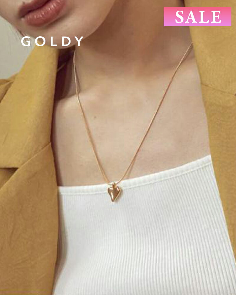 樂天商城 - 【セール】GOLDY ゴールディ 3230705 goldy スリム ハート メタル ネックレス【メール便可】
