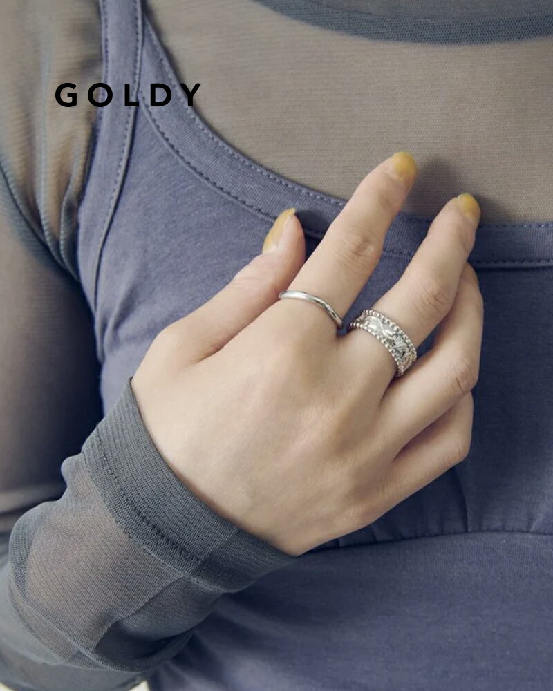 樂天商城 - GOLDY ゴールディ 5250901 goldy ヴィンテージ シック エングレイヴ セット リング【メール便可】