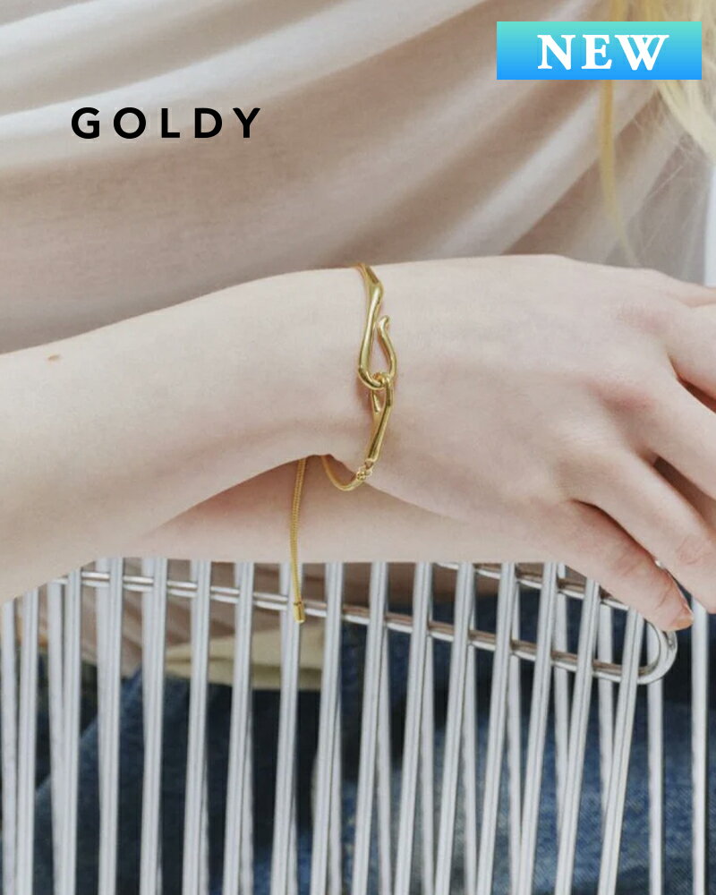 樂天商城 - GOLDY ゴールディ 4260405 goldy ニュアンス フック × スネーク チェーン ステンレス ブレスレット【メール便可】