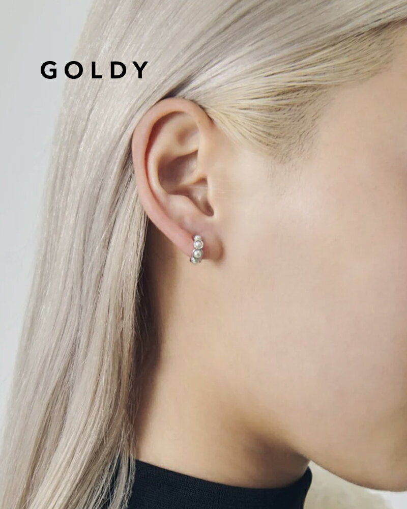 樂天商城 - GOLDY ゴールディ 1251105 goldy プチ パール フープ ピアス【メール便可】