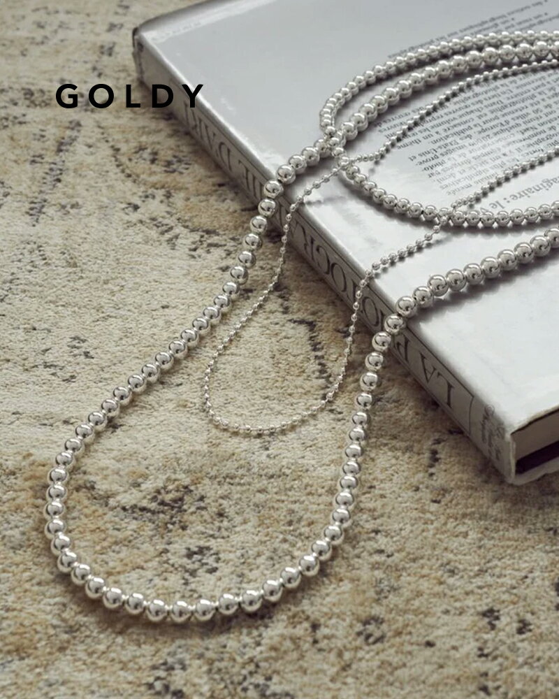 樂天商城 - GOLDY ゴールディ 3250804 goldy ビッグ バブル メタル ネックレス【メール便可】