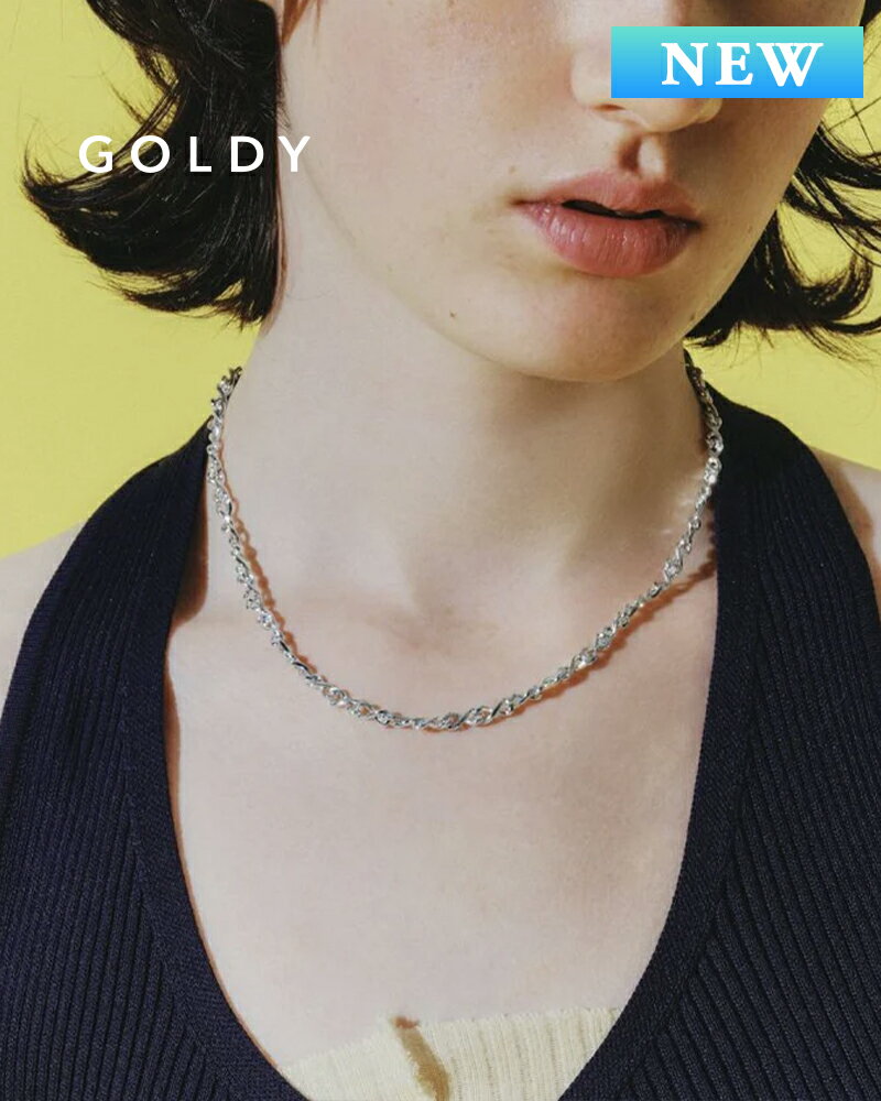 樂天商城 - GOLDY ゴールディ 3260503 goldy クロッシング チェーン ネックレス【メール便可】