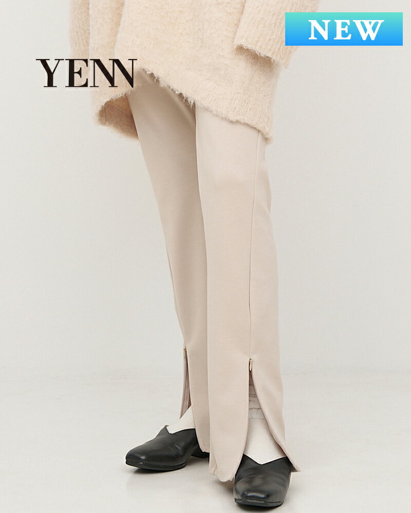 YENN イエン WARMER FRONT SLIT PT ウォーマーフロントスリットパンツ y254-31113