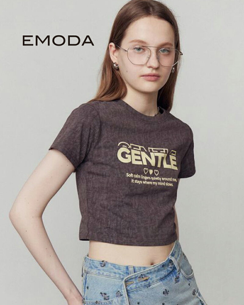 樂天商城 - EMODA エモダ ジェントルプリントTシャツ 042632701801