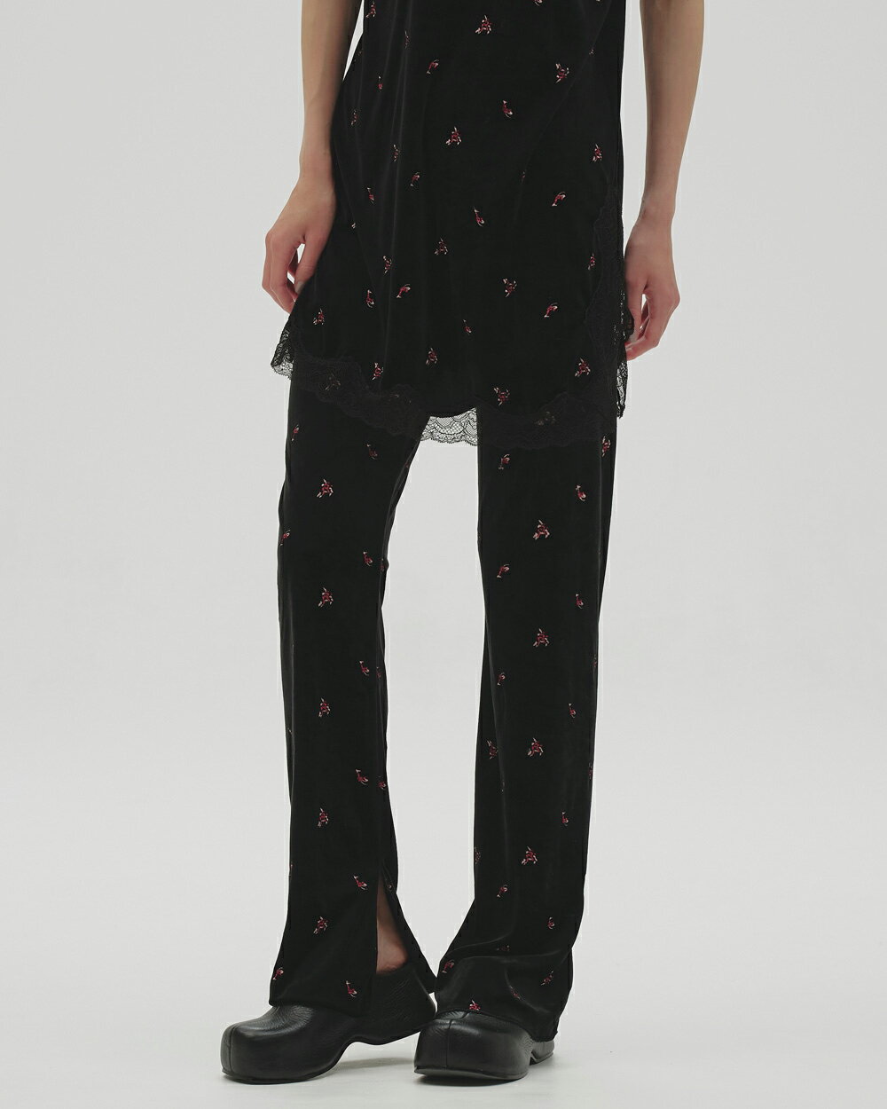 樂天商城 - 【予約受付中】TODAYFUL トゥデイフルPetit Flower Velour Leggings プチフラワーベロアレギンス 12620721※2026年10月下旬～11月下旬入荷予定