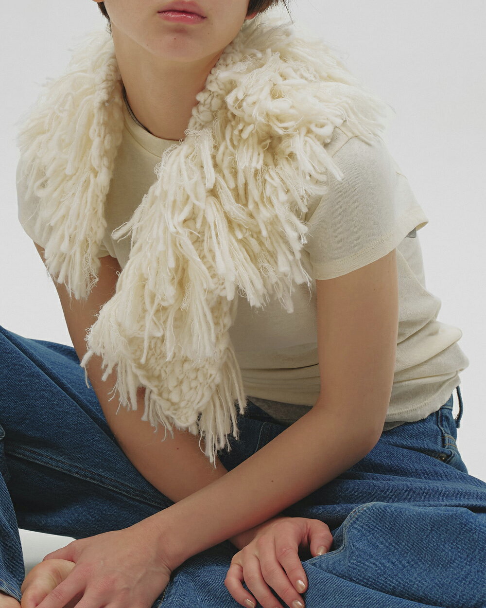 樂天商城 - 【予約受付中】TODAYFUL トゥデイフルFringe Knit Collar フリンジニットカラー 12621035※2026年11月下旬～12月下旬入荷予定