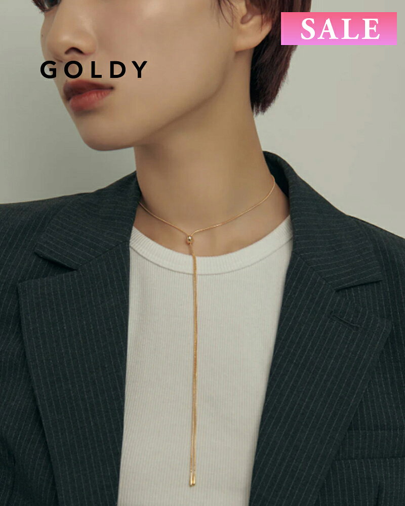 樂天商城 - 【セール】GOLDY ゴールディ 3231211 goldy スリム ドロップ スライド ネックレス【メール便可】