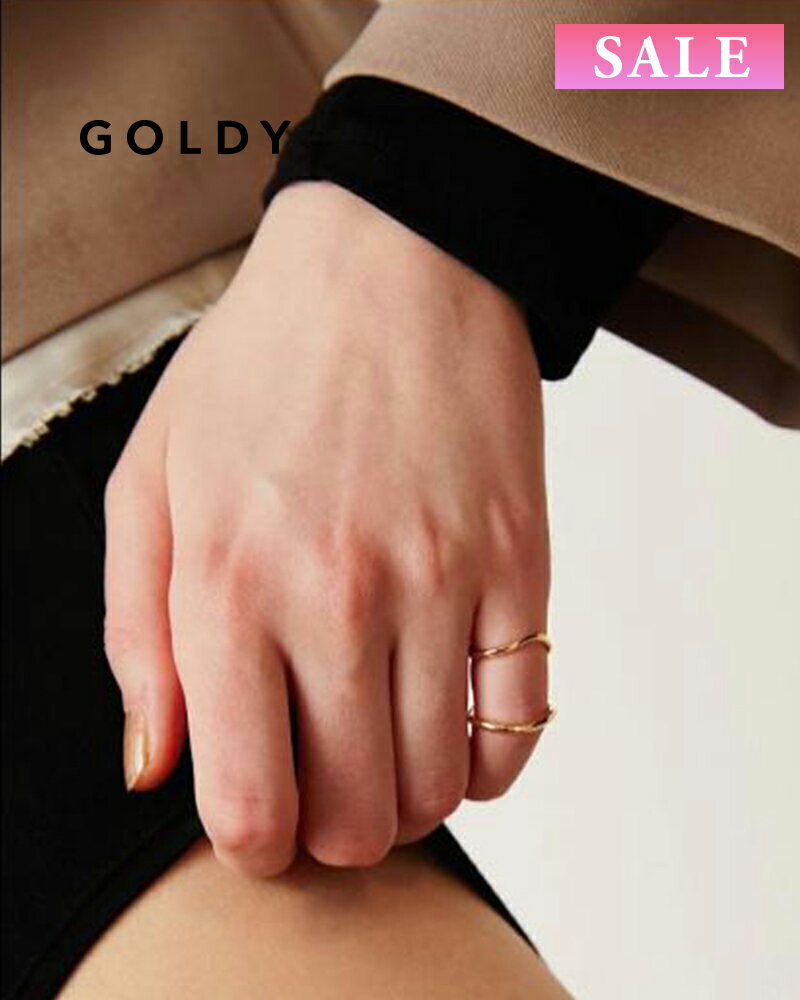樂天商城 - 【セール】GOLDY ゴールディ 5230404 goldy ニュアンス ライン セット ピンキーリング【メール便可】