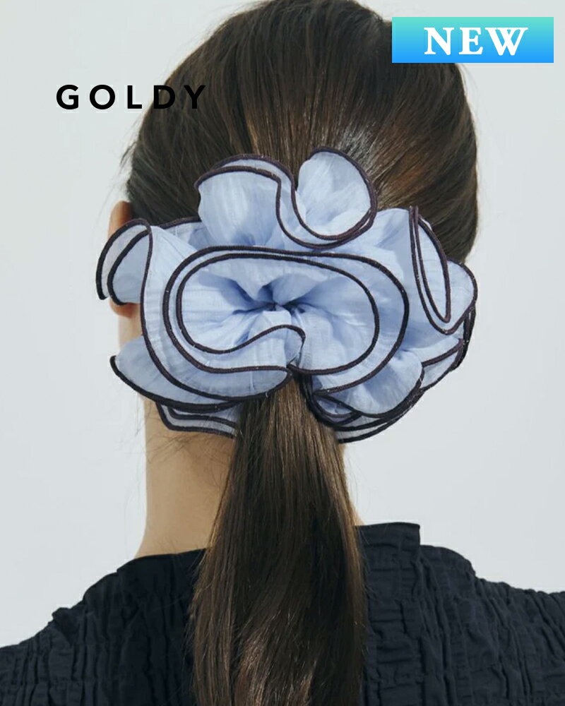 樂天商城 - GOLDY ゴールディ 6260602 goldy パイピング ラッフル シュシュ【メール便可】