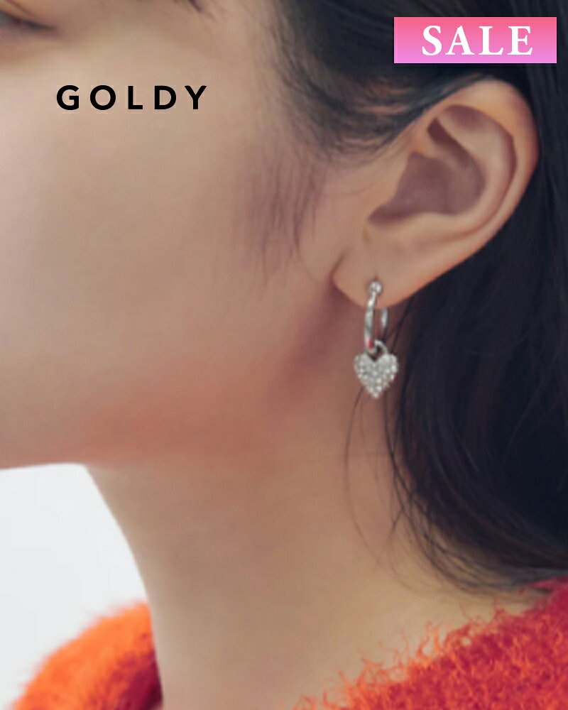 GOLDY ゴールディ 1240901 goldy ラズベリー ハート ピアス