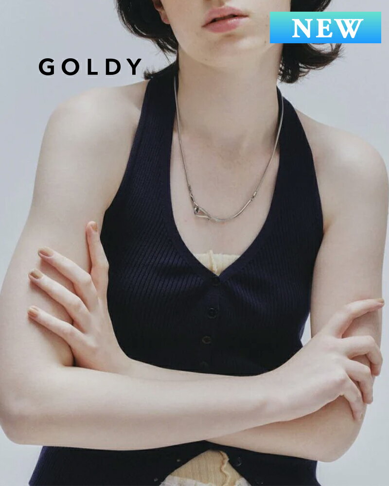 樂天商城 - GOLDY ゴールディ 3260412 goldy ニュアンス フック × スネーク チェーン ステンレス ネックレス【メール便可】