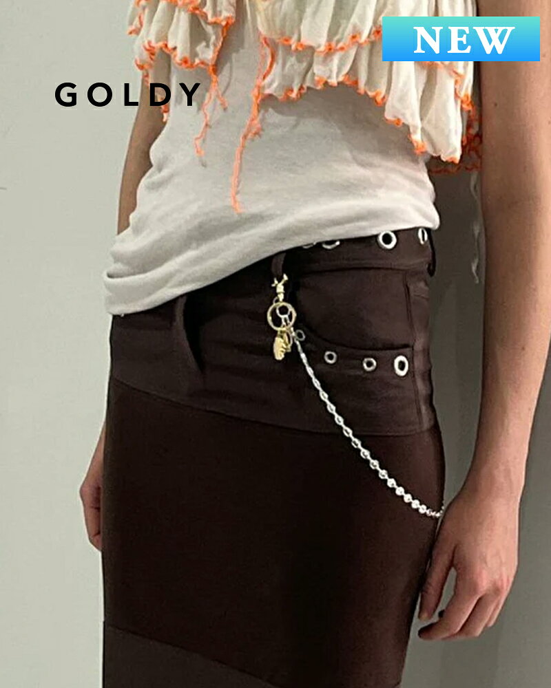 樂天商城 - GOLDY ゴールディ 7260501 goldy フラワー スリム ウォレット チェーン【メール便可】