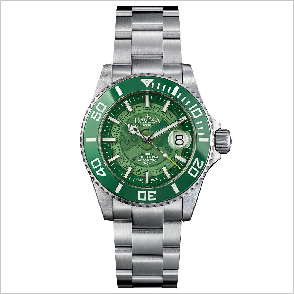 DAVOSA ダボサ 腕時計 161.535.70 テルノス プロフェッショナル ネビュラス Ternos Professional Nebulous ミスティックグリーン 自動巻き メタルベルト 国内正規品