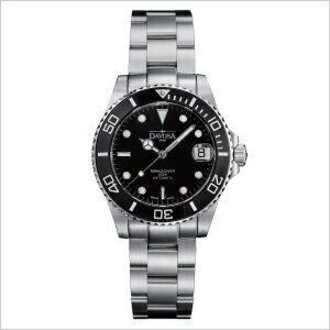 DAVOSA ダボサ 腕時計 166.195.50 テルノス ミディアム Ternos Medium ブラック ステンレス 自動巻き メタルベルト 国内正規品