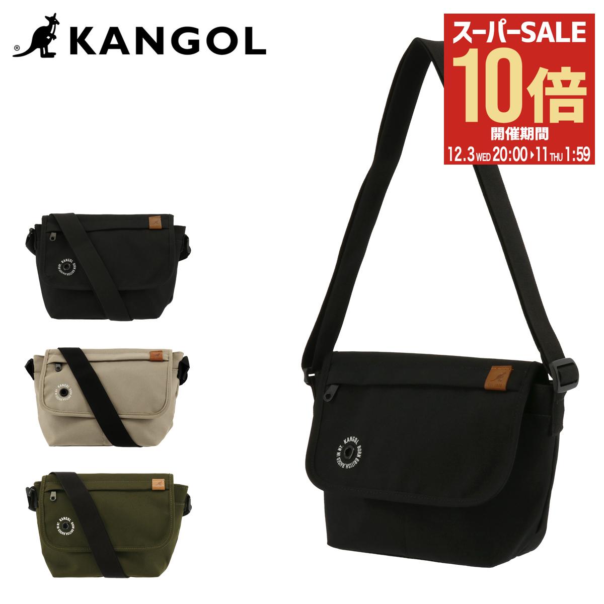 【全品10倍★12/3(水)20時～】カンゴール ショルダーバッグ かぶせ Garside メンズ レディース 250-3057 KANGOL 横型 斜め掛け ワンマイ..