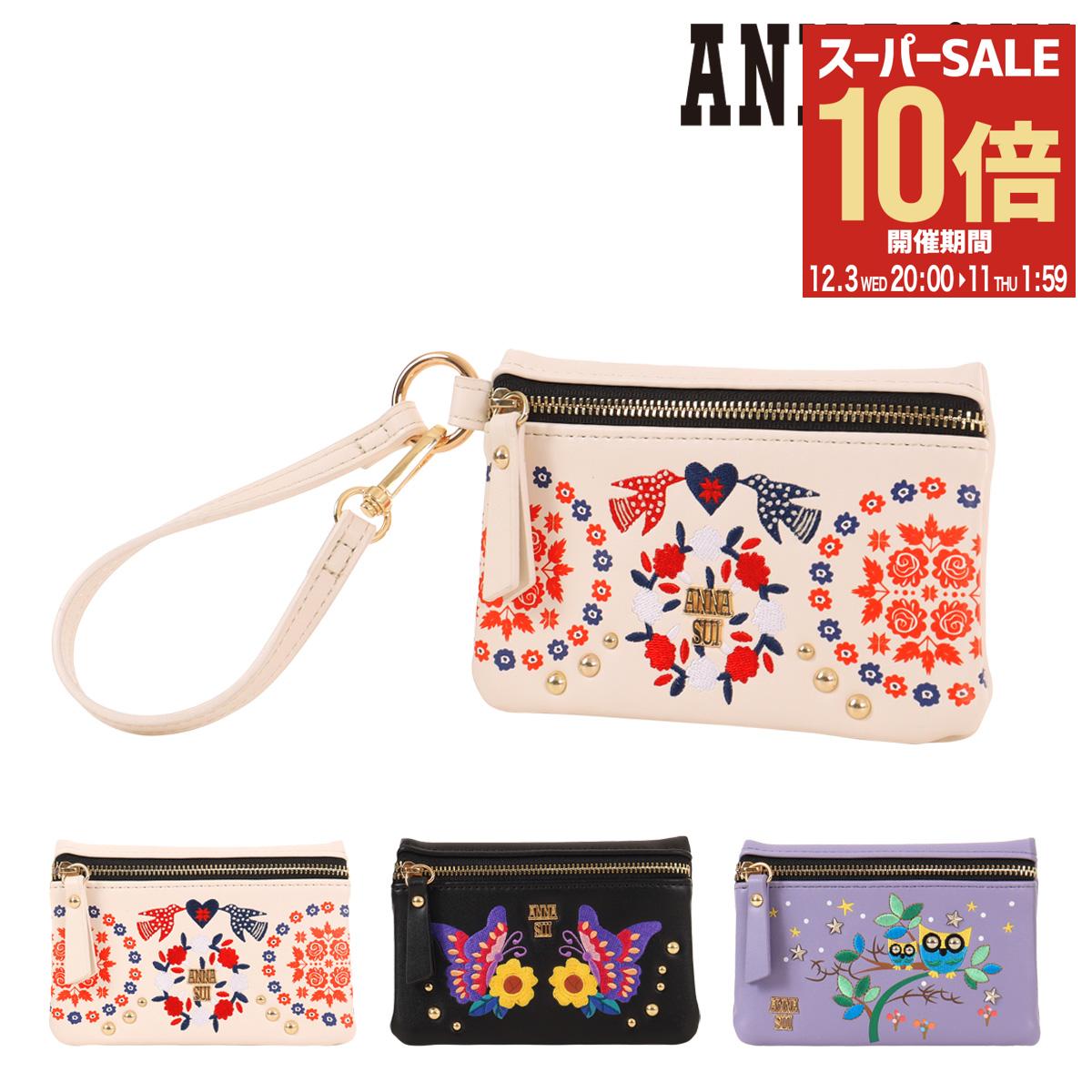 【全品10倍★12/3(水)20時～】アナスイ マルチケース ファミリアアート レディース317890 ANNASUI | 小..