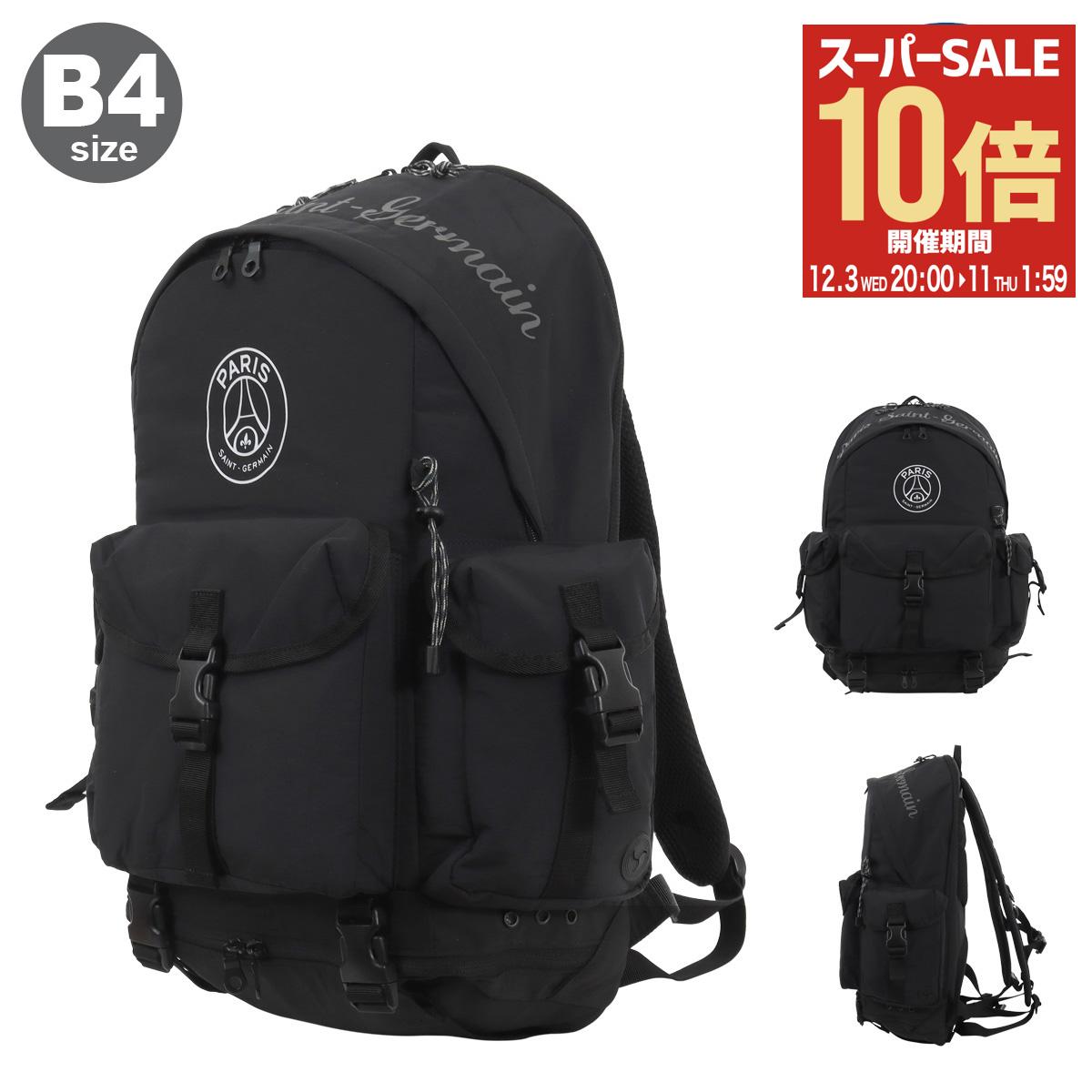 【全品10倍★12/3(水)20時～】パリ・サンジェルマン B4 リュック リュックサック バックパック デイパック メンズ レディース PSG-MBBK183 イーカム E-COM 通学 サッカー[即日発送]