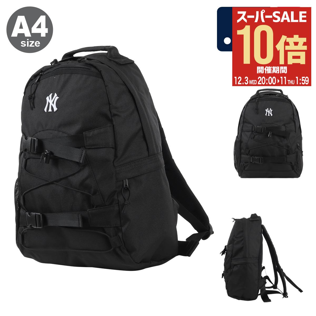 【全品10倍★12/3(水)20時～】MLB A4 リュックサック バックパック デイパック メンズ レディース YK-MBBK121 エムエルビー イーカム E-COM 通学 野球 ベースボール ニューヨーク・ヤンキース[即日発送]