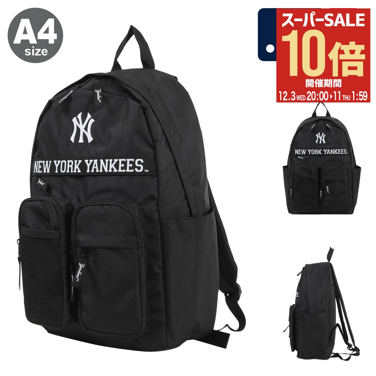 【全品10倍★12/3(水)20時～】MLB A4 リュックサック バックパック デイパック メンズ レディース YK-MBBK179 エムエルビー イーカム E-COM 通学 野球 ベースボール ニューヨーク・ヤンキース[即日発送]