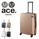 エーストーキョー スーツケース 65L 67cm 3.9kg コーナーストーン2Z 06866 ace.TOKYO | TSAロック搭載 双輪キャスター[DL10]