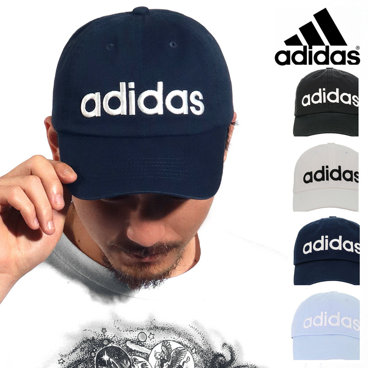 アディダス キャップ 166711642 adidas 帽子 ローキャップ コットン メンズ レディース[即日発送]