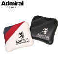 5/1 抽選で最大300%Pバック アドミラル ゴルフ ヘッドカバー パターカバー マレット用 メンズ ADMG5AHE Admiral GOLF PT用 マレ...