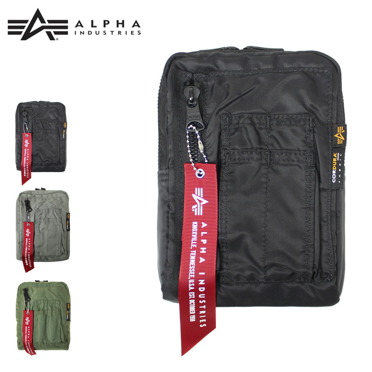 アルファインダストリーズ バッグ メンズ アルファインダストリーズ ショルダーバッグ 100 ナイロンコーデュラツイル 66004 ALPHA INDUSTRIES メンズ スマホショルダー ワンマイルバッグ[DL10]